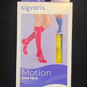 Sigvaris 412 High Tech Compression Socks 20-30 mmHg Calf High for Unisex Closed